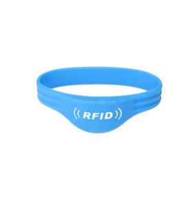 RFID Silicone Double Wire Half Circle Wristband