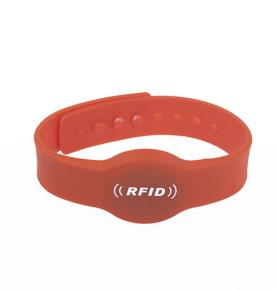 RFID Silicone embossed buckle wristband