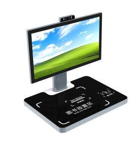 RFID smart library single screen library staff work management station RFID book sensing intelligent touch terminal all-in-one machine