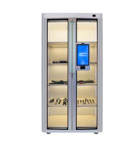 RFID smart cabinet for automatic inventory management of medical equipment; facial recognition warehouse management; RFID smart tool cabinet.