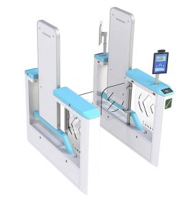RFID UHF turnstile smart access control gate RFID library security door dual-protection access control gate RFID fast-access anti-theft door facial recognition card reader