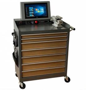 RFID Tool Cart: Portable Smart Repair Cabinet with Embedded Windows Screen