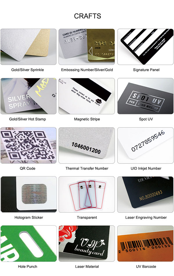 OEM RFID/NFC Blank Smart Card Crafts