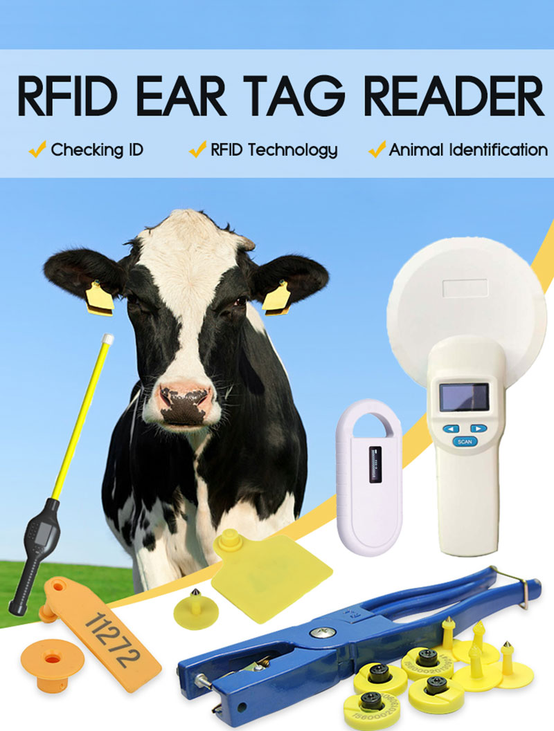 134.2Khz low frequency animal RFID tag reader