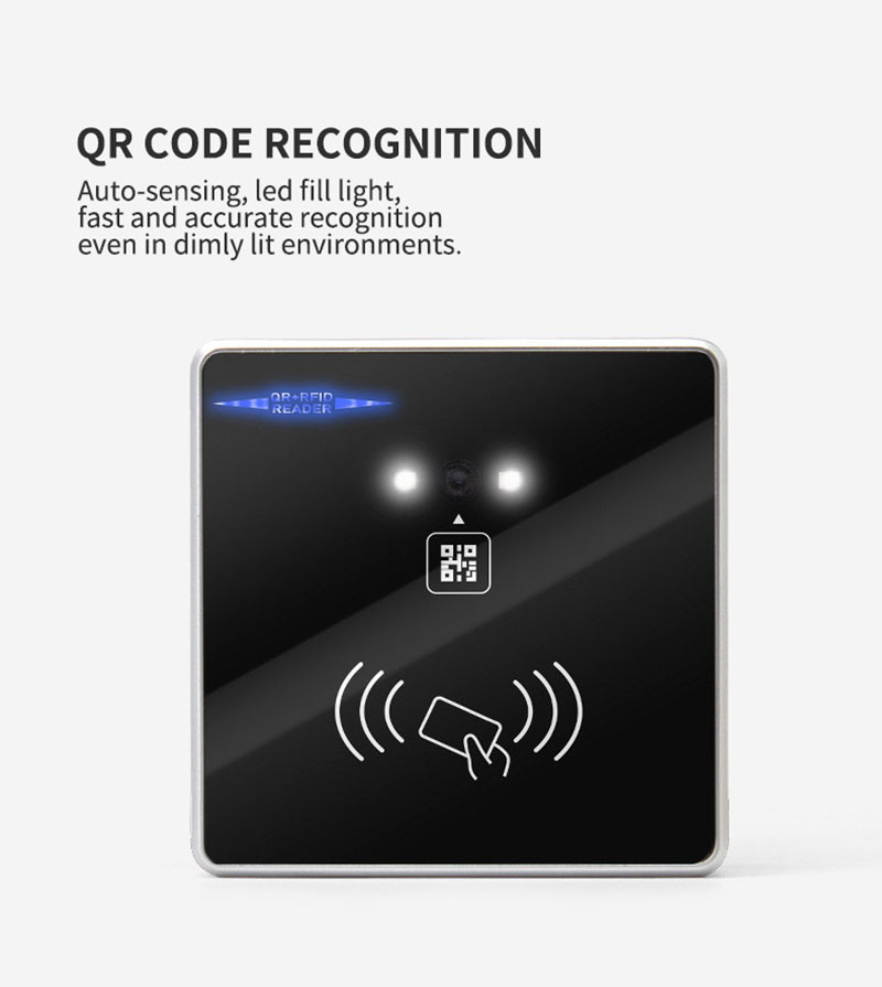 Multi Purpose QR Code Scanning RFID Access Control Reader 4