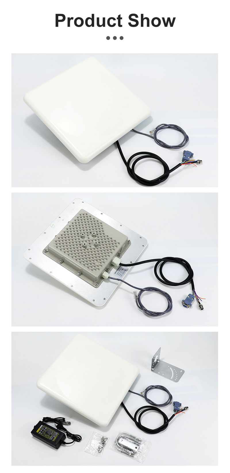 UHF RFID Long Range R2000 Chip 9dbi Circular Polarization Antenna Reader 12