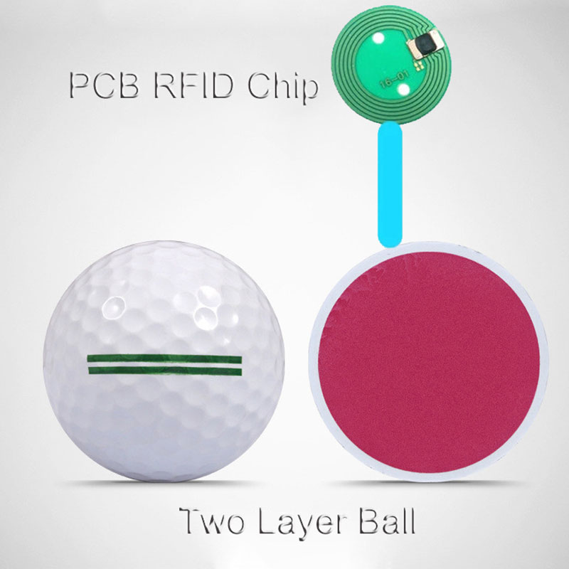 Hot Sale 2 layer Ball RFID Uhf Golf Ball with chip Alien H3 for Tracking and Management