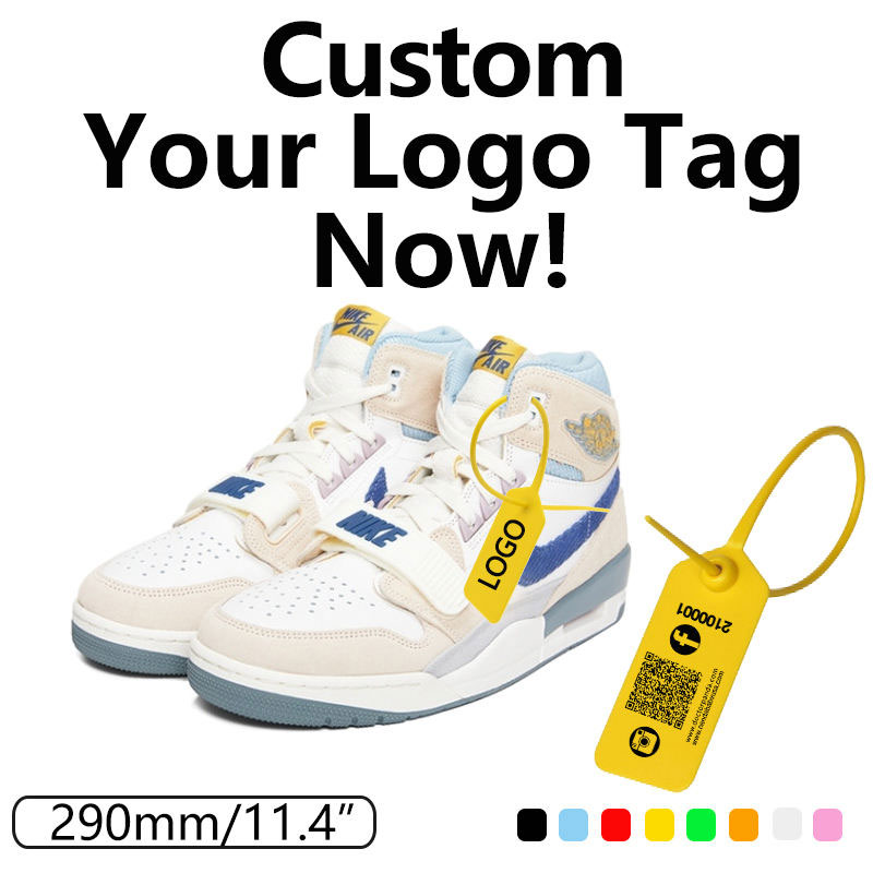 Hot sale custom disposable safety plastic seal label bag sneaker clothing shoe clear white RFID tag6