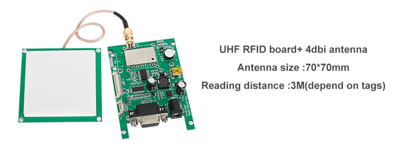 Single-channel RFID reader module UHF radio frequency identification mobile phone computer embedded UHF card reader module6