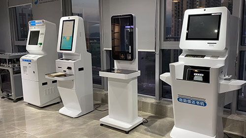 RFID library self-service borrowing and returning machine source manufacturer UHF touch screen borrowing and returning machine