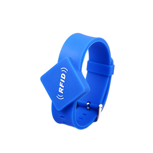 RFID Silicone square watch clasp wristband 4