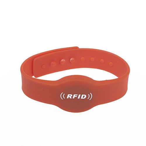 RFID Silicone embossed buckle wristband 3