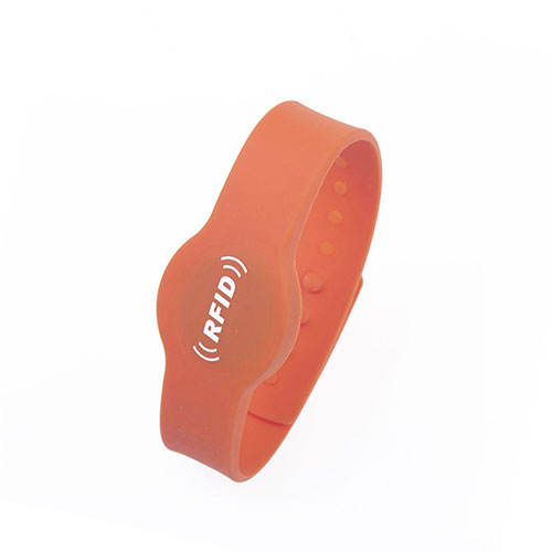 RFID Silicone embossed buckle wristband 4