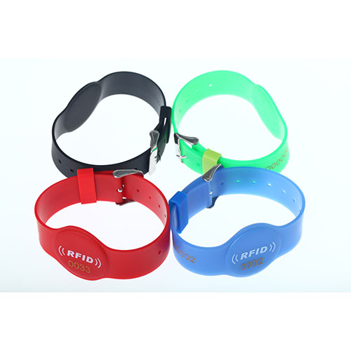 Customized PVC soft rubber wristband RFID wristband jelly material wristband 4