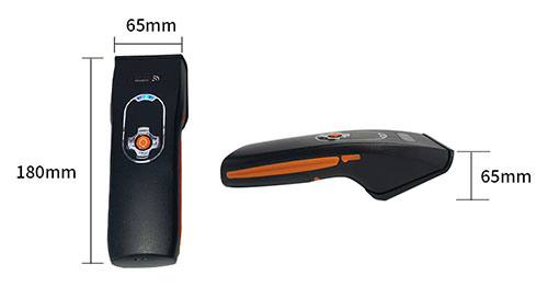 Portable bluetooth 4 meter distance adjustable 860-960 mhz 30 dBm handheld UHF RFID reader for inventory 8