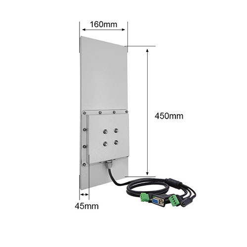 UHF RFID long-distance access control reader supports password trigger WG26 relay trigger access control switch 2