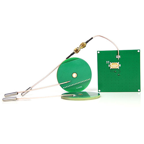 High temperature measurement accuracy UHF smart probe temperature measurement label with long reading distance and replaceable chip