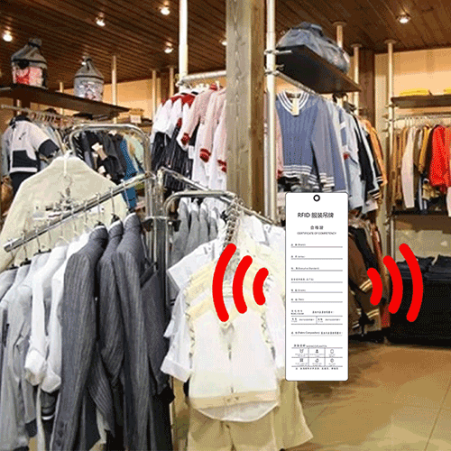 Custom Printable UHF RFID Clothing Hang Tag 7