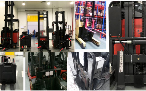 RFID warehouse forklift modification solution