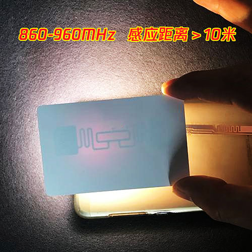 PVC waterproof and collision-resistant items tracking inventory logistics turnover box tray 18000-6C RFID tag card 2