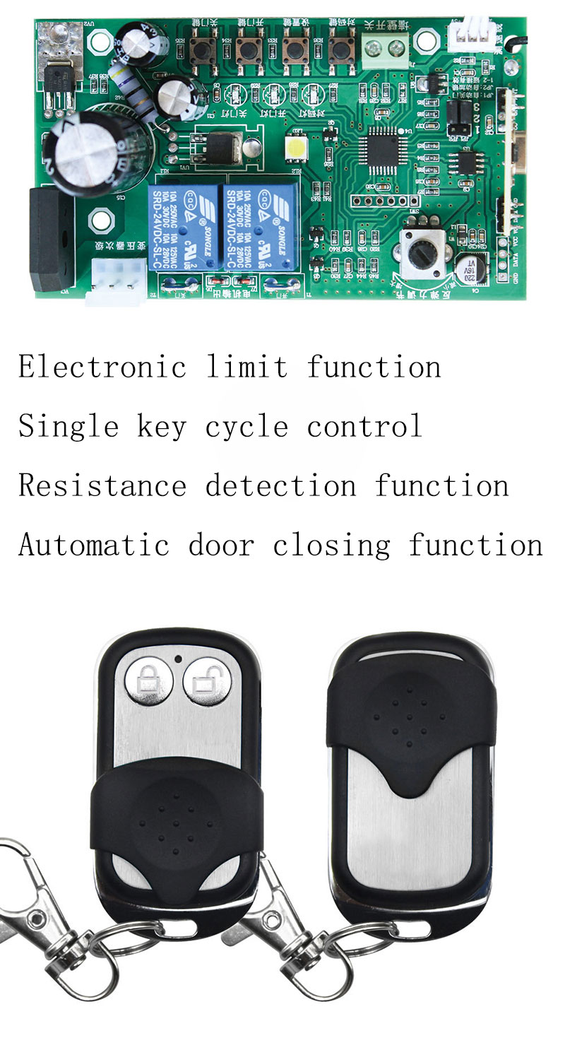Universal intelligent access control switch receiving board Garage door flap door wireless remote control signal receiver RFID controller