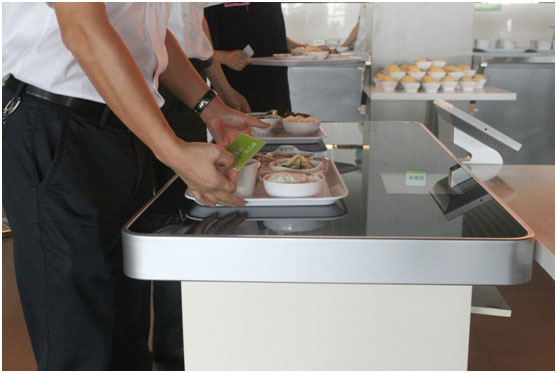 RFID smart dining table smart plate canteen self-service settlement system smart catering settlement system 2