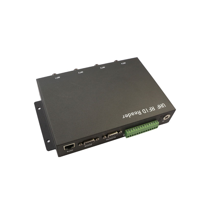 High-performance Four Ports UHF RFID Industrial Reader Modbus Protocol RS485 RS232 TCP