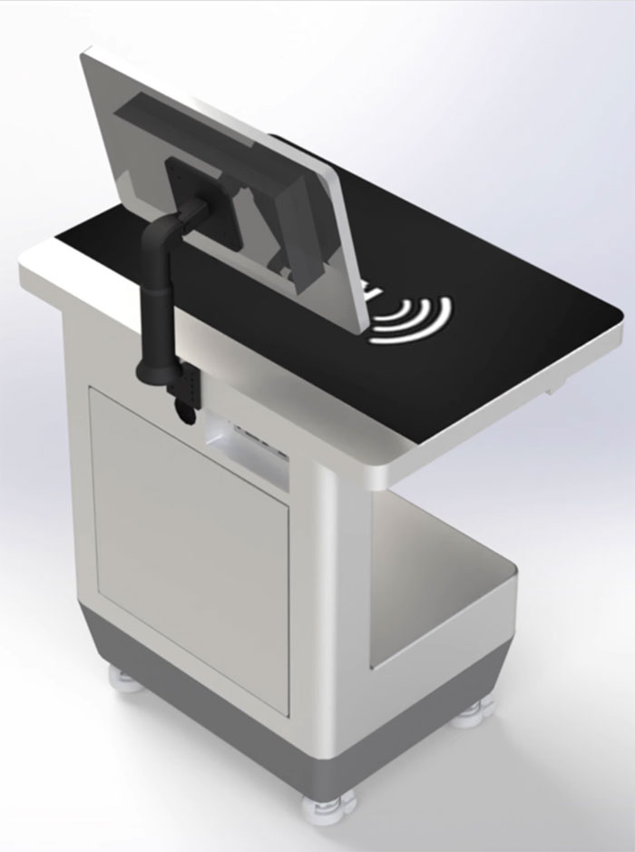 RFID vertical workstation self-service borrowing and returning machine self-service terminal UHF vertical reading and settlement platform manufacturer 5