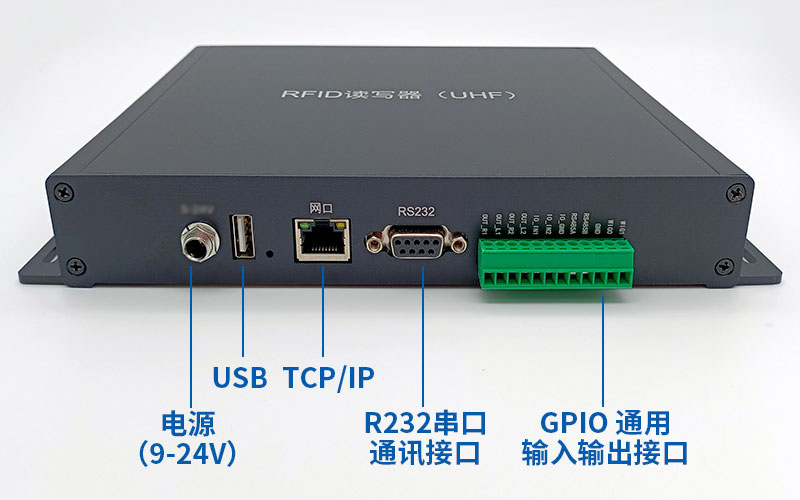 UHF RFID reader multi-channel long-distance split card reader passive electronic tag reader