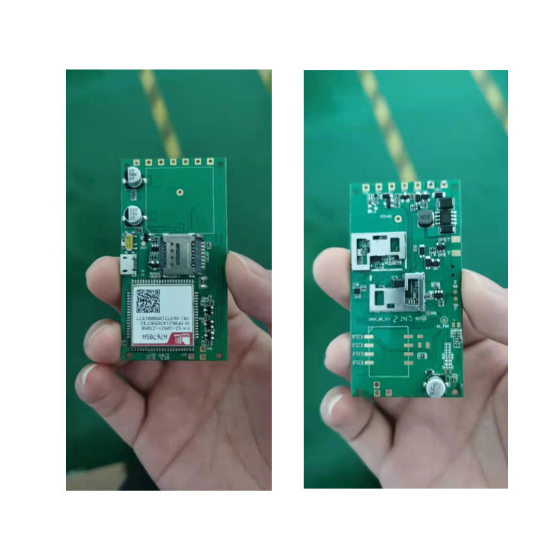 customize mini smart GPS tracker double-sided gps tracking device can be implanted into RFID module 10
