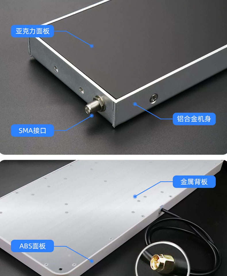 low price rfid flat panel anti-theft access door 915M ultra high frequency long strip near field antenna supermarket new retail shelf filing cabinet management 5