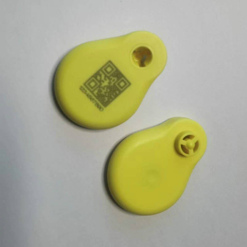 2.4G RFID cattle and sheep step counting and temperature measurement ear tags, RFID positioning step counting and temperature measurement ear tags, 2.4G RFID active card animal husbandry ear tags 5