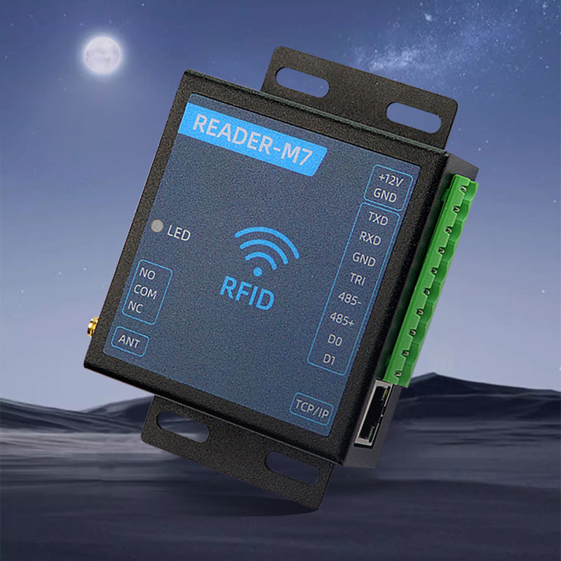 RFID UHF reader module serial port network port radio frequency identification UHF electronic tag reader 915MHz 5