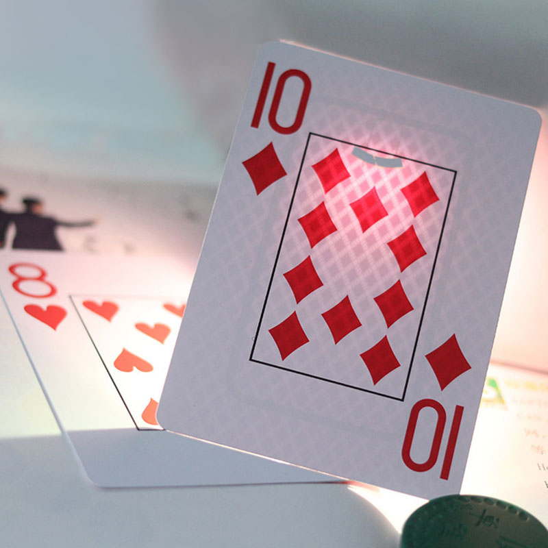 Manufacturer RFID chip poker ICODESLIX poker tag NFC plastic poker entertainment magic playing cards