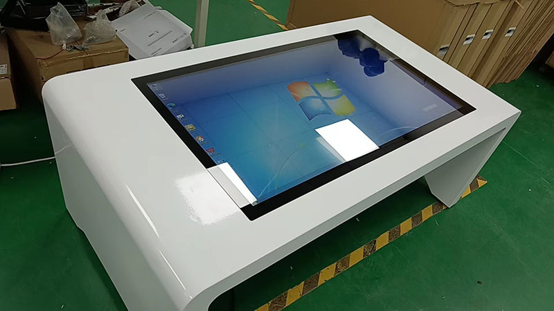 Library RFID electronic LCD screen exhibition hall library interactive RFID book desktop query machine 4