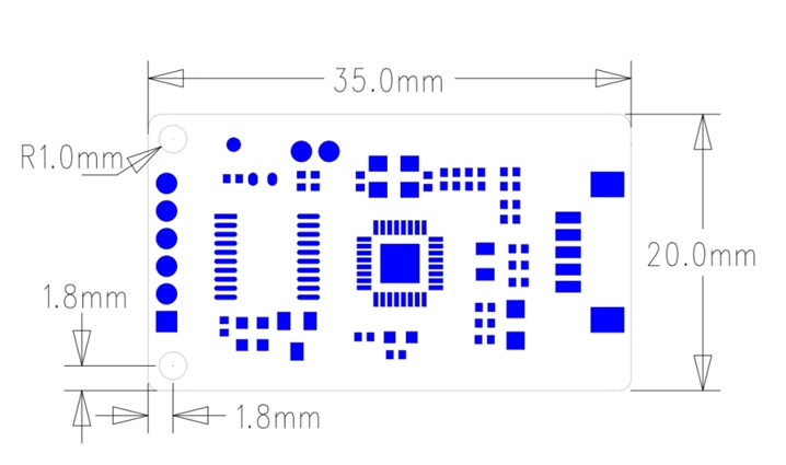 RFID reader RC522 RFID card swipe module IC access control charging pile attendance machine A B card Wiegand