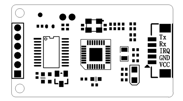 RFID reader RC522 RFID card swipe module IC access control charging pile attendance machine A B card Wiegand 2