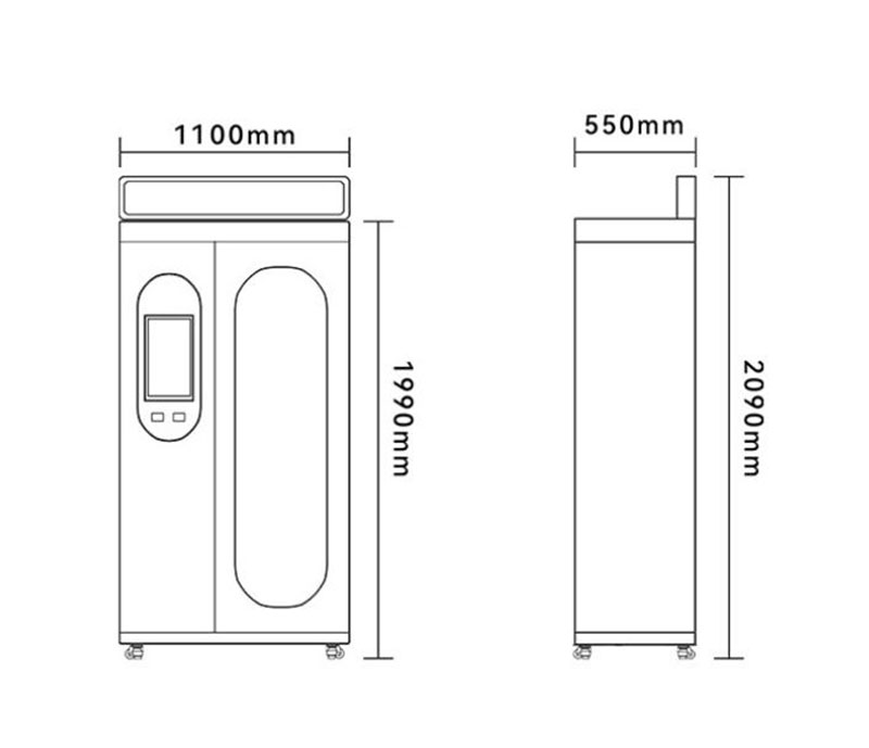 RFID smart tool cabinet RFID power tool safety cabinet RFID digital tool borrowing and returning management, RFID self-service tool retrieval cabinet 3