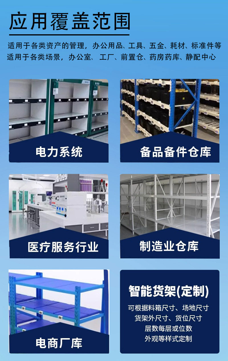 RFID smart storage cabinets, RFID weighing smart shelves, RFID automatic warehouse inventory, RFID counting, facial recognition card-swiping lockers 3