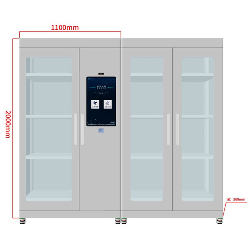 Customized RFID smart tool cabinet, weighable RFID convenient tool storage cabinet, RFID automatic inventory equipment cabinet 2