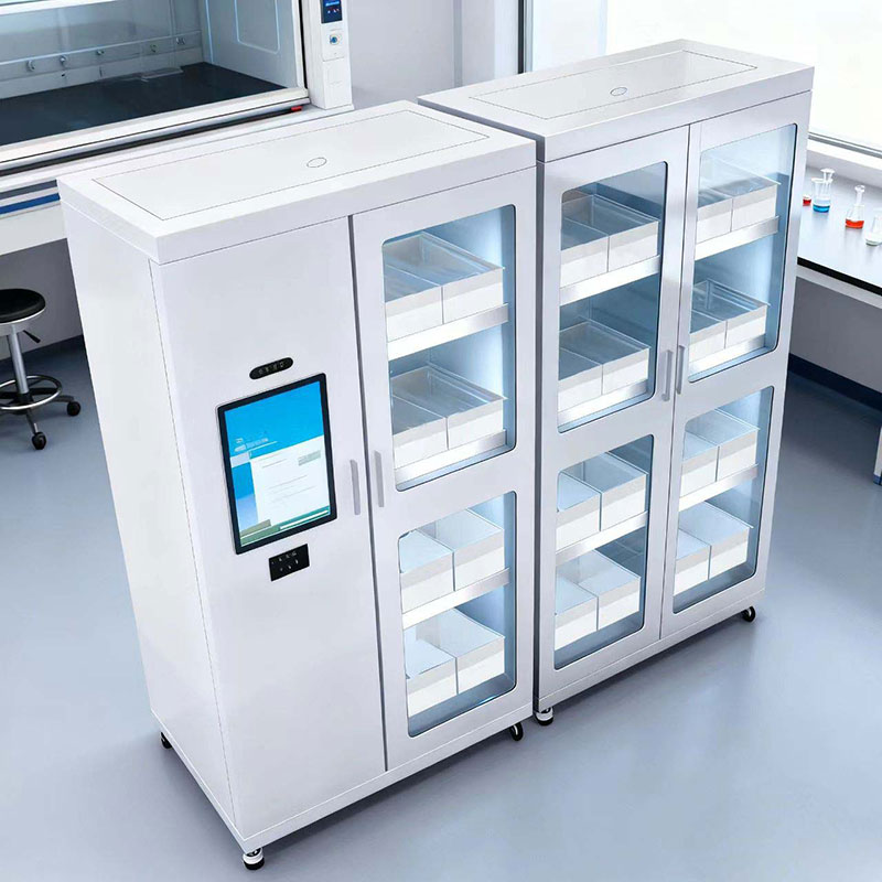 RFID smart weighing material cabinet; RFID facial recognition workshop tool and consumables requisition, borrowing, and return automatic inventory cabinet 4.