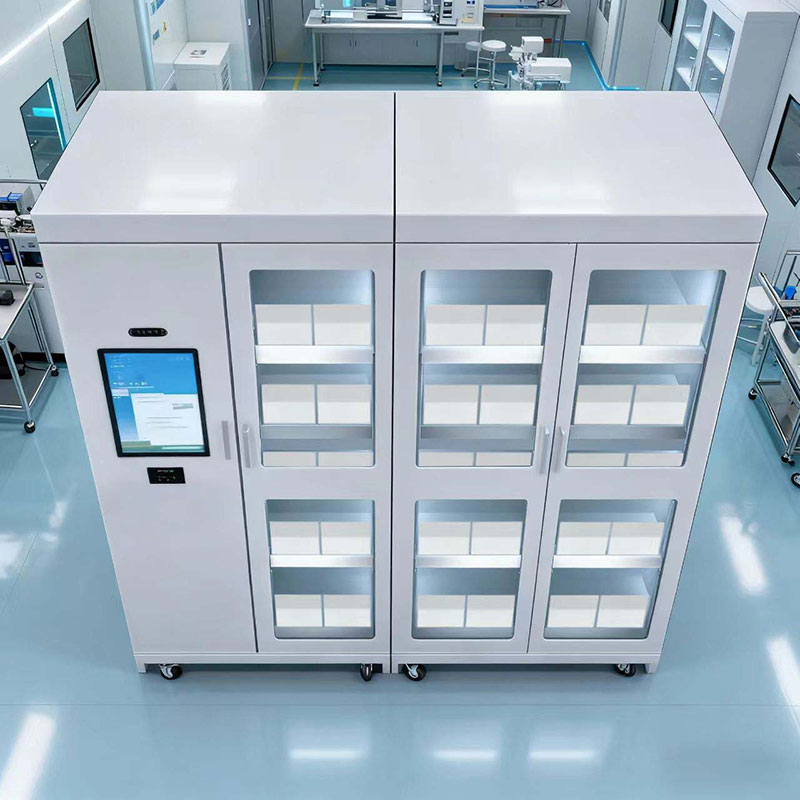 RFID smart weighing material cabinet; RFID facial recognition workshop tool and consumables requisition, borrowing, and return automatic inventory cabinet.