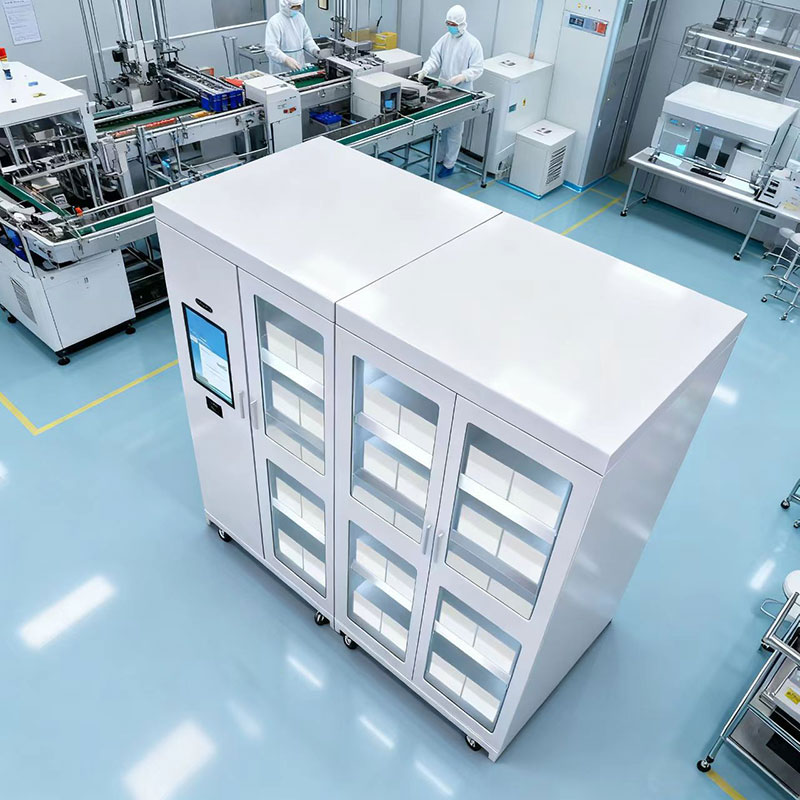 RFID smart weighing material cabinet; RFID facial recognition workshop tool and consumables requisition, borrowing, and return automatic inventory cabinet 3.