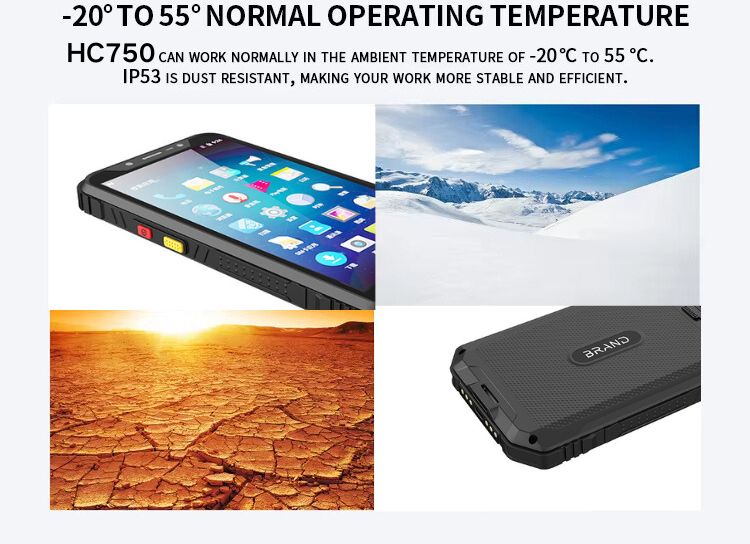 PDA large-screen handheld terminal Android 12 data collector barcode scanner 5.99-inch Android inventory management device 3