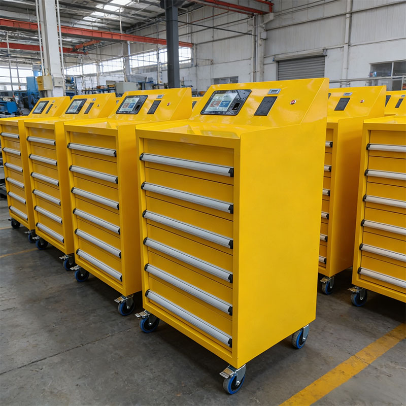 RFID Smart tool cart customization RFID tool cart tool management system RFID tool cabinet system rfid tool storage cabinet 2