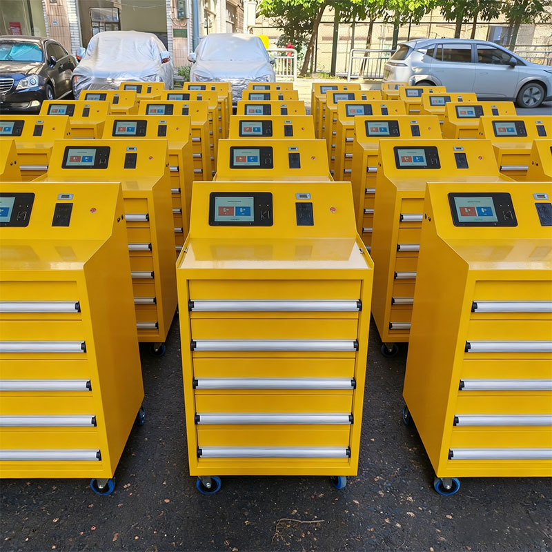 RFID Smart tool cart customization RFID tool cart tool management system RFID tool cabinet system rfid tool storage cabinet 3